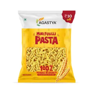 Agastya durum wheat Mini Fusilli Pasta (500 gm) | Pack of 3