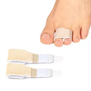 Anzailala 2Pcs Toe Straightener Hammer Toe Splints Hammer Toe Corrector for Curled ToesCrooked Toes and Hammer Toes(Small Size)