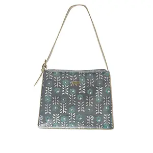 Priyaasi Floral Stretch Green Printed dle Bag for Women’s - Multipurpose Use Stylish Trendy Casual Ladies Handbag Purse with Adjustable Strap