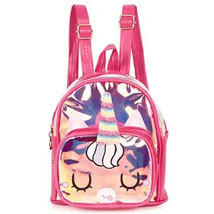 Aashiya Trades Cute Unicorn Clear Backpack Fashion Holographic Casual Daypack Travel Backpack for Women Girls