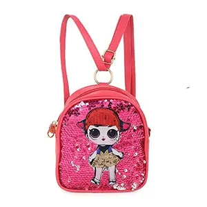 Aashiya Trades Girls Glitter Sequins Messenger Sling bag/Backpack Crossbody Shoulder Bag for girls