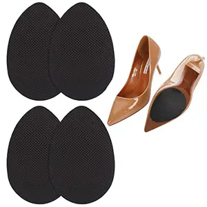 Anzailala 2 Pairs Non-Skid Shoe Pads Self-Adhesive Anti Slip Shoe Grips for High Heels Shoe Gummies for Heels Non-Slip Rubber Sole Non Slip Shoe Pads for High Heels