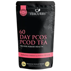 TEACURRY PCOS PCOD Tea - 15 Tea Bags | Helps in s Hormone and | PCOS Tea For Women | 60 Days PCOS Tea