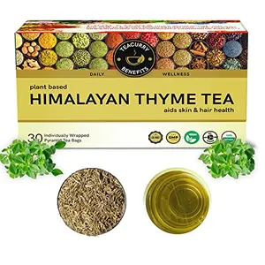 TEACURRY Thyme Tea - 30 Tea Bags | Helps with ing & 