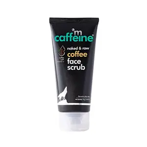 mCaffeine Coffee Tan Removal Face Scrub (75gm) | Exfoliate Scrub | Blackhead Remover Whitehead Remover Dead Skin Remover Detan Pack I Caffeine & Walnut Scrub for Face | Face Scrub For Women & Men