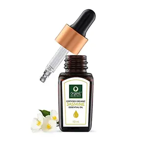 Organic Harvest Jasmine Essential Oil Prevents Dry & Itchy Scalp Calms Skin Hair Care Pure & Undiluted Therapeutic Grade Oil Excellent for Aromatherapy100% Organic Paraben & Sulphate Free 10 ml