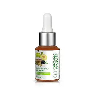 Organic Harvest Brightening Face Serum: Kakadu Plum Acai Berry & Rice Water For Radiant & Glowing Skin Ideal for All Skin Types 100% American Certified Organic Paraben & Sulphate Free â 30ml
