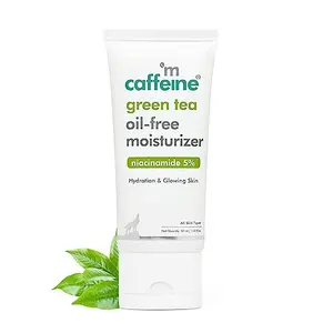 mCaffeine 5% Niacinamide Oil-Free Moisturizer for Oily Skin | Hyaluronic Acid Moisturizer For Women & Men | Face Cream for Barrier Repair Acne & Hydration | Suitable for All Skin Types - 50ml