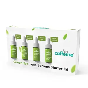 mCaffeine Face Serums Starter Facial Kit | Pack of 4 Travel Size Serums (3ml) | Suitable on All Skin Types & Concerns | Suitable for Gifting
