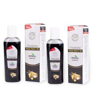 Nandini Herbal Premium Herbal Hair Oil 100ml (Pack of 2).