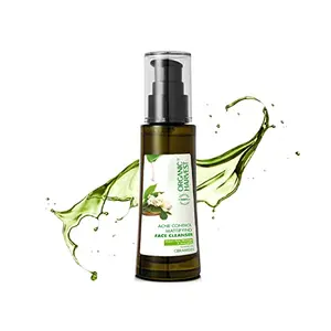 Organic Harvest Acne Control Mattifying Face Cleanser: Green Tea Moringa & Aloe Vera Ideal for Oily & Combination Skin Pimples & Acne 100% American Certified Organic Paraben & Sulphate Free â 150ml