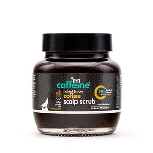 mCaffeine Anti Dandruff Coffee Scalp Scrub - 99% Dandruff Control for Men & Women | Scalp Exfoliator & Dandruff Remover | For Itchy Scalp in Hot & Humid Weather- 250gm