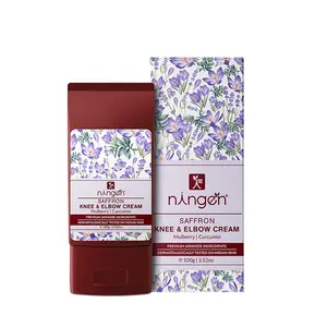 Ningen Saffron Knee and Elbow Cream I Enriched with Mulberry and Curcumin Extracts I Dermatologically Tested I For Light and Bright Dark Joints & Elbows I 100g