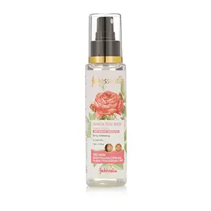 fabessentials DaFancy CoverRose Water | made with 100% Organic Ingredients | Natural Astringent which Hydrates Tones & Calms Skin | Makes Skin & Smooth - 110 ml