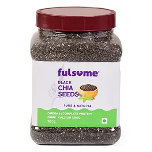 FULSOME - Black Chia Seeds (700g | Jar)