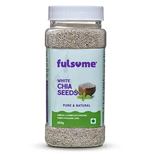 FULSOME - Premium White Chia Seeds (300G) - 100% Natural | for | for Healthy Diet Brand: FULSOME