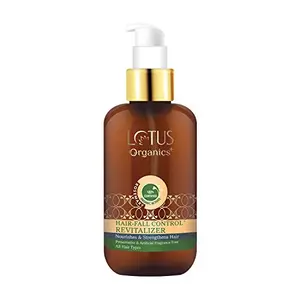 Lotus Organics+ Hair Fall Control Revitalizer | Red Onion | Sulphate & Hair Concentrate | All Hair Types | 100ml