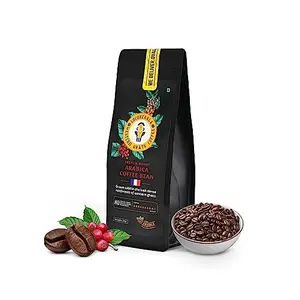 LocoKerala - Western Ghats Coffee | French Roast | Dark Roast | Made with 100% Specialty AA Grade Arabica Beans | Freshly Roasted Coffee Beans (400g)