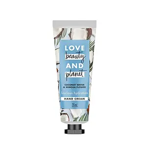 Love Beauty & Planet Coconut water & mimosa Hand Cream | Moisturised soft hands | 25ml