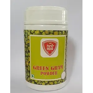 Pure India - Green Gram Powder 100gm Pure Food Grade for Glowing Skin & Face