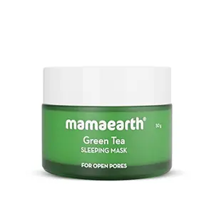 Mamaearth Green Tea Sleeping Mask With Green Tea & Collagen For Open Pores 50 G