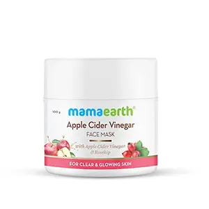 Mamaearth Apple Cider Vinegar Face Mask For Glowing Skin & Clear Skin With Apple Cider Vinegar & Rosehip For Clear And Glowing Skin 100 G