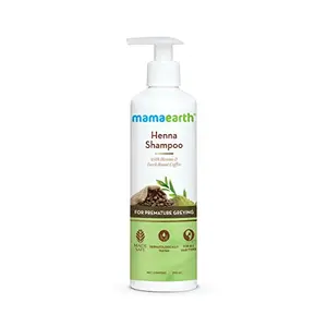 Mamaearth Henna Shampoo for enhance hair color with Henna and Deep Roast Coffee 250 ml