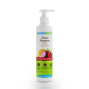 Mamaearth Onion Hair Fall Shampoo for Hair Growth & Hair Fall Control with Onion Oil & Plant Keratin 250ml