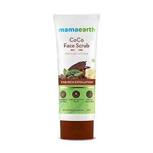 Mamaearth CoCo Face Scrub with Coffee & Cocoa for Rich Exfoliation - 100g