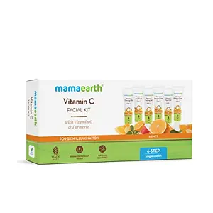 Mamaearth Vitamin C Facial Kit with Vitamin C & Turmeric for Skin Illumination - 60 g