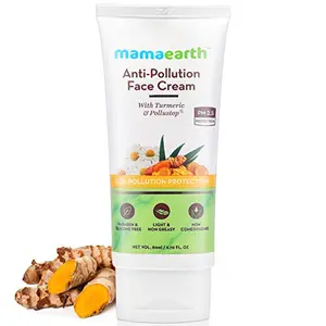 Mamaearth Anti-Pollution Daily Face Cream for Dry & Oily Skin with Turmeric & PollustopÂ® For a Bright Glowing Skin 80ml
