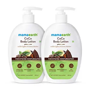 Mamaearth CoCo Body Lotion For Dry Skin - Pack of 2 (400 ml * 2)