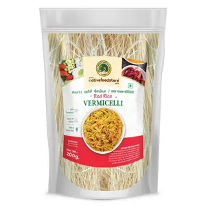 Nativefoodstore Millet Vermicelli - Red Rice Vermicelli - 200gms Seviyan | Natural Vermicelli Semiya | Sevai Ã¯Â¿Â½ No Maida No White Rice | No Preservatives
