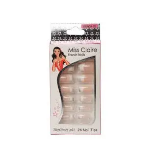 Miss Claire Miss Claire French Nails 24 No.15 (Ecp 12) White 1 Count