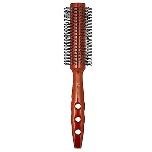 Miss Claire Wooden Round Hair Brush With Soft And Bristle For Smoothening Straightening Styling And Curling For Men And Women (Brown) (R5777C)