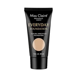Miss Claire Professional Makeup Everyday Foundation Natural Weightless Foundation 30ml Cream (FR - 05 Natural)