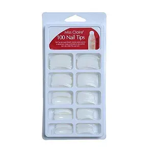 Miss Claire Miss Claire 100 Nails Tips Hm05-Natural White 1 Count
