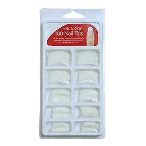 Miss Claire Miss Claire 100 Nails Tips Hm23-Natural White 1 Count