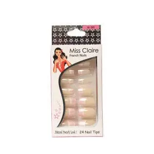 Miss Claire Miss Claire French Nails 24 Hi 001 (Ecp 02) White 1 Count