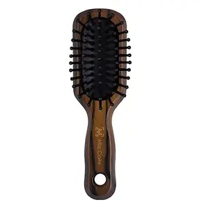 Miss Claire Paddle Hair Brush With Soft And Bristle For Smoothening Straightening Styling And Curling For Men And Women (Bronze) (P79106F)