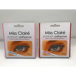 Miss Claire Eyelash Glue Adhesive Dark Tone Clear 7 g