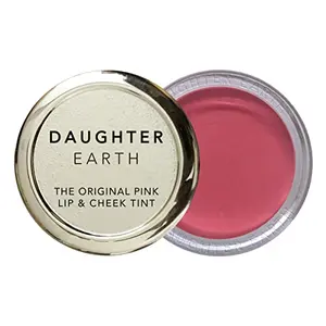 Daughter Earth Vegan Lip and Cheek Tint |Matte Natural Blush for Women | Lip Tint with Vitamin E | Nourishing Cheek Tint 4.5g