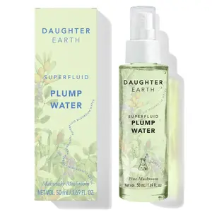 Daughter Earth - Superfluid Plump Water | Multifunctional Toner-Essence-Treatment Elixir | With Matsutake Mushroom extract | Hydrates Helps Smoothening Skin Texture & Helping it look Brighter | 50ml