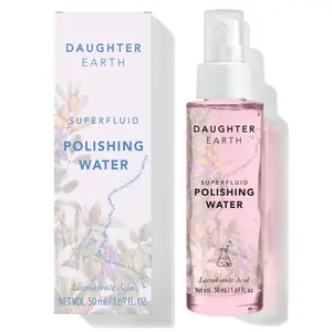 Daughter Earth - Superfluid Polishing Water | Multifunctional Toner-Essence-Treatment Elixirs | with Lactobionic acid | Helps with Gentle Exfoliation and Hydration | 50 ml