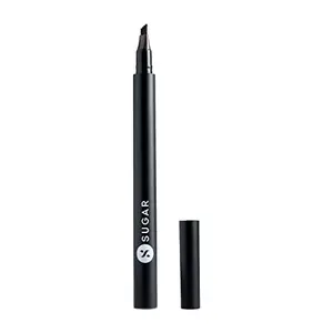 SUGAR Cosmetics - Arch Arrival - Brow Pen- Felix Onyx 04 (Black Brow Pen) - Smudge-Proof Water Proof Eyebrow Pen Lasts Up to 12 hours
