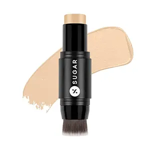 SUGAR Cosmetics - Ace Of Face - Foundation Stick - 20 GalÃ£o (Light Medium Foundation with Golden Undertone) - Waterproof Full Coverage Foundation for Women with Inbuilt Brush | Mini - 7 g