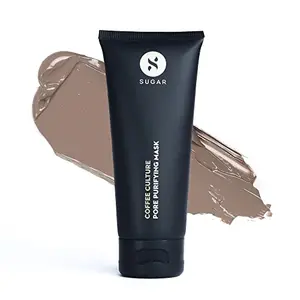 SUGAR Cosmetics Coffee Culture Pore Purifying Mask | Minimizes Dark Spots Blemishes Open Pores & Fine Lines | Cruelty & Parabens Free