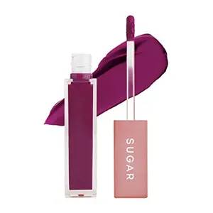 SUGAR Cosmetics - Mettle - Liquid Lipstick - 02 Vega (Deep Fuchsia) - 7 gms - Creamy Lightweight Lipstick Lasts Up to 14 hours