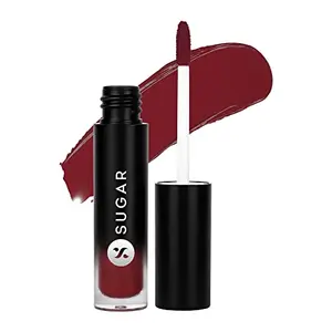 SUGAR Cosmetics Mousse Muse Maskproof Lip Cream Lipstick - 05 Red Ballon | Waterproof | Smudge-proof | Last More than 24 Hrs | Deep Red Lipstick
