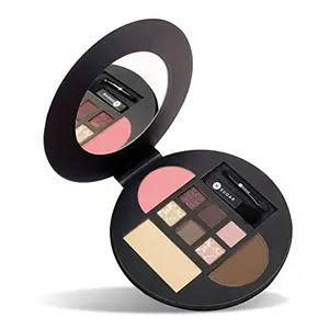 SUGAR Cosmetics Contour De Force Eyes And Face Palette - 03 - Cool Conquest | Intense Pigmented Long- lasting & Smudgeproof | Vegan & Cruelty-free - | Multicolor 20.3 grams